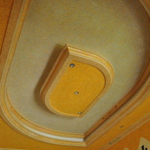 วอลล์เปเปอร์เหลวบนเพดาน: ภาพถ่ายในการตกแต่งภายใน, ตัวอย่างที่ทันสมัยของการออกแบบ-0