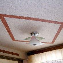 วอลล์เปเปอร์เหลวบนเพดาน: ภาพถ่ายในการตกแต่งภายใน, ตัวอย่างที่ทันสมัยของการออกแบบ-8