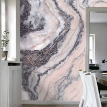 Modern stone wallpaper: features, types, design, color, photo-3