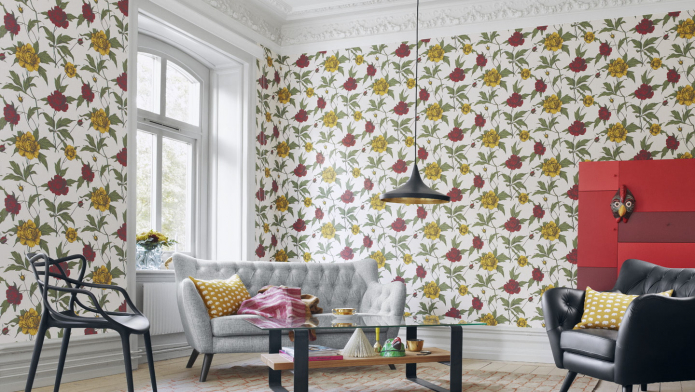 The best wall decoration ideas for wallpaper with flowers