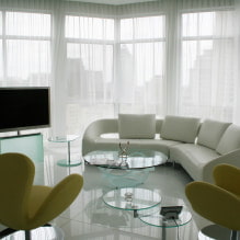 White sofa sa interior: 70 modernong mga larawan at disenyo ng mga ideya-2