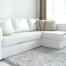 White sofa in the interior: 70 modern photos and design ideas-3