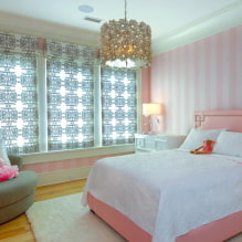 Pink wallpaper in the interior: types, design ideas, shades, combination with other colors-1