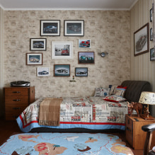 Choosing wallpaper for a teenager: types, design and patterns, color, style, combination-1