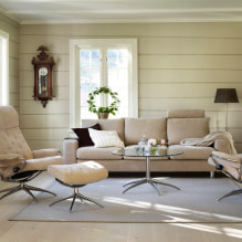 Bézs színű kanapé a belső térben: 70+ modern fotó és tervezési ötlet-7