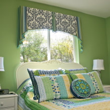 Bando for curtains (rigid lambrequin): design, types of materials, color, how to fix-1