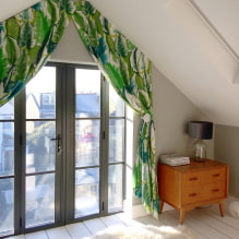 Curtains for roof windows: types, choice of fabric, color, design, fastening, decor-1