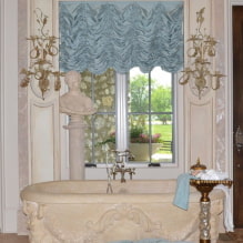 French curtains: types, materials, examples in various colors, styles, design, decor marquise-5