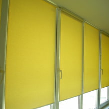 Roller blinds for a balcony or loggia: types, materials, color, design, fastening-4