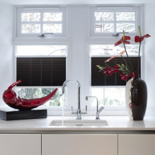 Blinds for the kitchen - the secrets of a stylish and practical interior-3