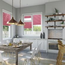 Blinds for the kitchen - the secrets of a stylish and practical interior-4