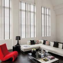 Blinds in the interior - what are the types and photos of window design-0