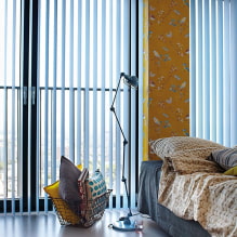 Vertical blinds: photo, construction, types, materials, design, colors-1