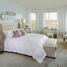 Ролетне у спаваћој соби: карактеристике дизајна, врсте, материјали, боје, комбинације, фото-0