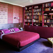 Rosafarbenes Interieur des Zimmers: Kombination, Stilwahl, Dekoration, Möbel, Vorhänge und Dekor-0