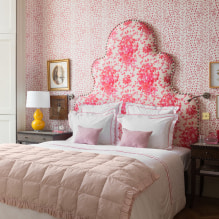 Rosafarbenes Interieur des Zimmers: Kombination, Stilwahl, Dekoration, Möbel, Vorhänge und Dekor-1