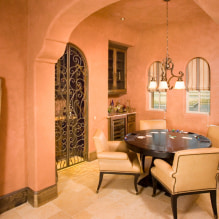 Interior in peach tones: value, combination, choice of finishes, furniture, curtains and decor-4