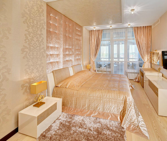 Interior in peach tones: meaning, combination, choice of finishes, furniture, curtains and decor