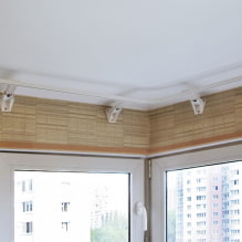 Cornice for a bay window: types, options for attachment points, materials, choice depending on the shape-8