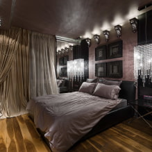 Плафони од гипсаних плоча за спаваћу собу: фотографија, дизајн, врсте облика и структуре-5