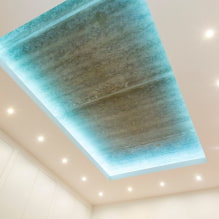 Plasterboard ceilings: photos, types, design, color, lighting, decor, curly, multi-level structures-1