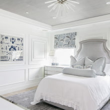 Graue Decke im Innenraum: Design, Ansichten (matt, glänzend, satiniert), Beleuchtung, Kombination mit Wänden-3