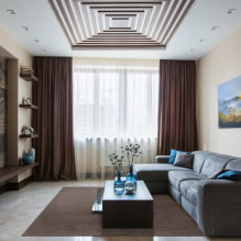 What are the types of ceilings: stretch, suspended, plasterboard, plaster, painting, wallpaper, etc.-3