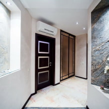 Decorative plaster in the hallway and corridor: types, colors, modern design ideas-7