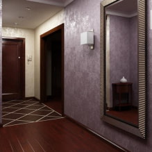 Decorative plaster in the hallway and corridor: types, colors, modern design ideas-8