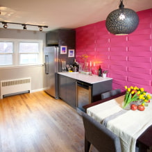 Wandfarbe in der Küche: Tipps zur Auswahl, die beliebtesten Farben, Kombination mit einem Set-0