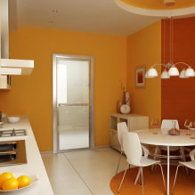 Wall color in the kitchen: tips for choosing, the most popular colors, combination with a headset-7