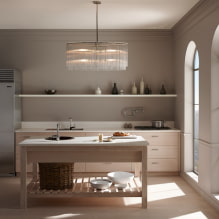 Зидови у кухињи: опције завршне обраде, избор стила, дизајн, нестандардна решења-3