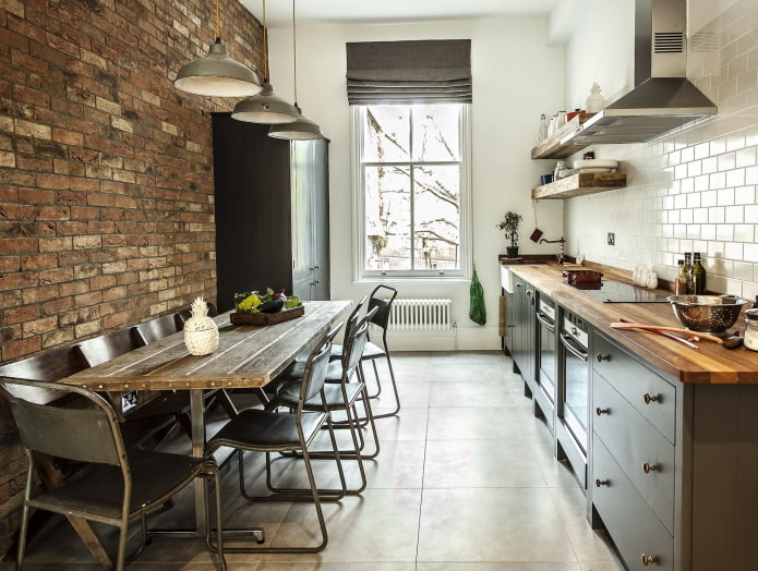 Wände in der Küche: Veredelungsoptionen, Stilwahl, Design, Sonderlösungen