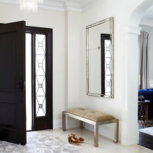 Mirror in the hallway and corridor: views, design, choice of location, lighting, frame color-7