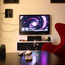 Hogyan lehet elrejteni a TV vezetékeit a falon: a legjobb tervezési ötletek-1