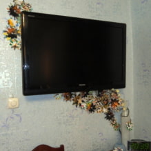 How to hide TV wires on the wall: the best design ideas-8