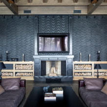 TV over the fireplace: views, choice of location, examples in different styles-2
