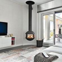 Wohnzimmer mit Kamin und TV: Aussichten, Standortoptionen an der Wand, Ideen für eine Wohnung und ein Haus-2