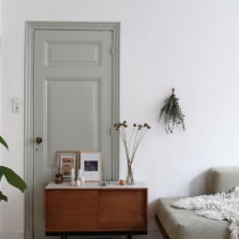 Gray doors in the interior: types, materials, shades, design, combination with the floor, walls-3