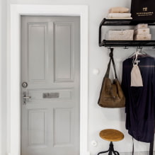 Mga grey na pintuan sa interior: mga uri, materyales, shade, disenyo, pagsasama sa sahig, pader-8