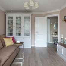 Türen für Laminat: Regeln zum Kombinieren von Farben, Foto im Inneren der Wohnung-3