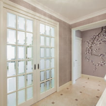 Fehér ajtók a belső térben: típusok, kialakítás, szerelvények, kombináció a falak színével, 0. emelet
