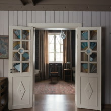 Lichttüren im Innenraum: Typen, Farben, Kombination mit Boden, Wänden, Möbeln-7