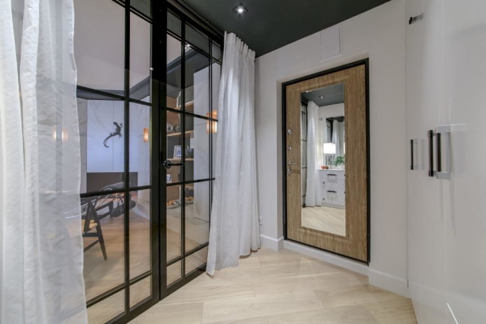 Doors to the hallway and corridor: types, design, color, combinations, photos in the interior