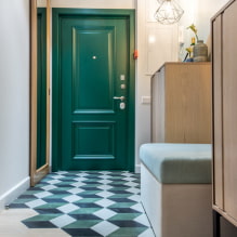 Tips for choosing door color: combination with walls, floors, skirting boards, furniture-7