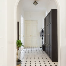 Arch in the hallway and corridor: types, location, choice of material, shape, design-6