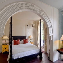 Plasterboard arches: photos, types, shapes, finishing options, design of interior arches-2
