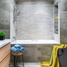 Niches in the bathroom: filling options, choosing a location, design ideas-4