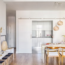 Küchennische in der Wohnung: Design, Form und Lage, Farbe, Beleuchtungsmöglichkeiten-1
