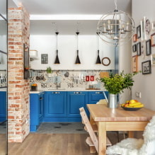 Küchennische in der Wohnung: Design, Form und Lage, Farbe, Beleuchtungsmöglichkeiten-3